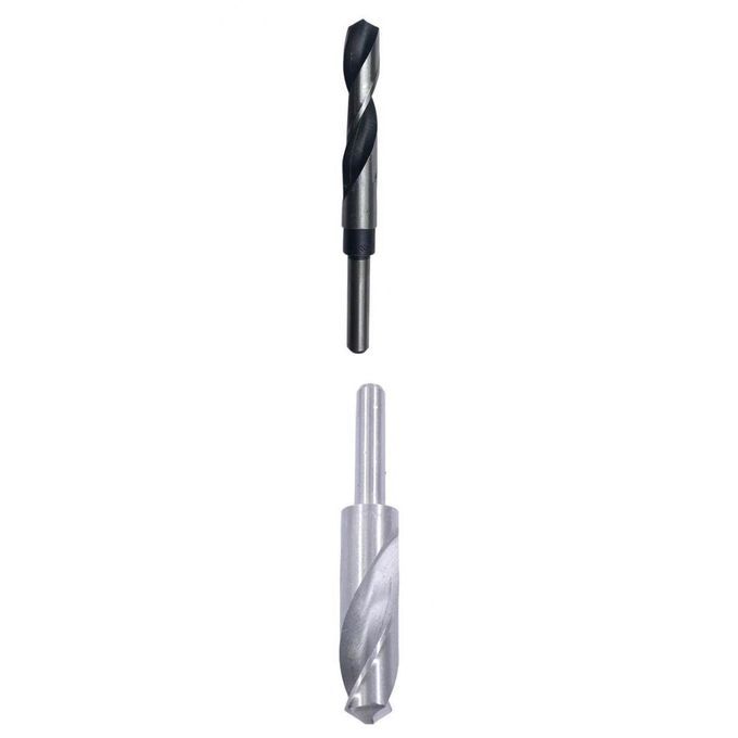 2Pcs High Speed Steel HSS Drill Straight Shank Twist Metal Drill Bit