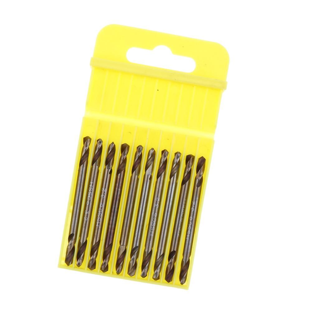 10pcs High Speed Steel HSS Drill Twist Metal Drill Bit