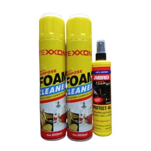 Multi-purpose Foam Cleaner 2pcs & Abro Dashboard Protect All