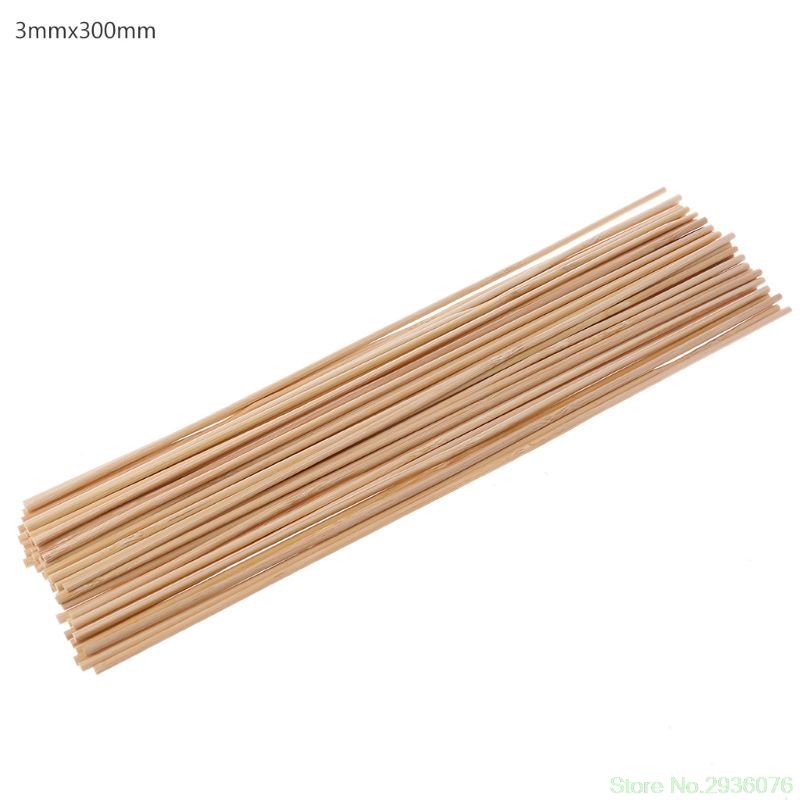 50 Wooden Grow Support Bamboo Sticks Garden Canes Flower Support Stick Cane Drop Ship Support