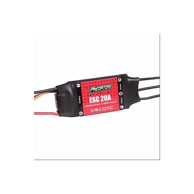 FMS 20A Brushless Motor ESC With 2A Linear BEC System For RC Model JST Plug