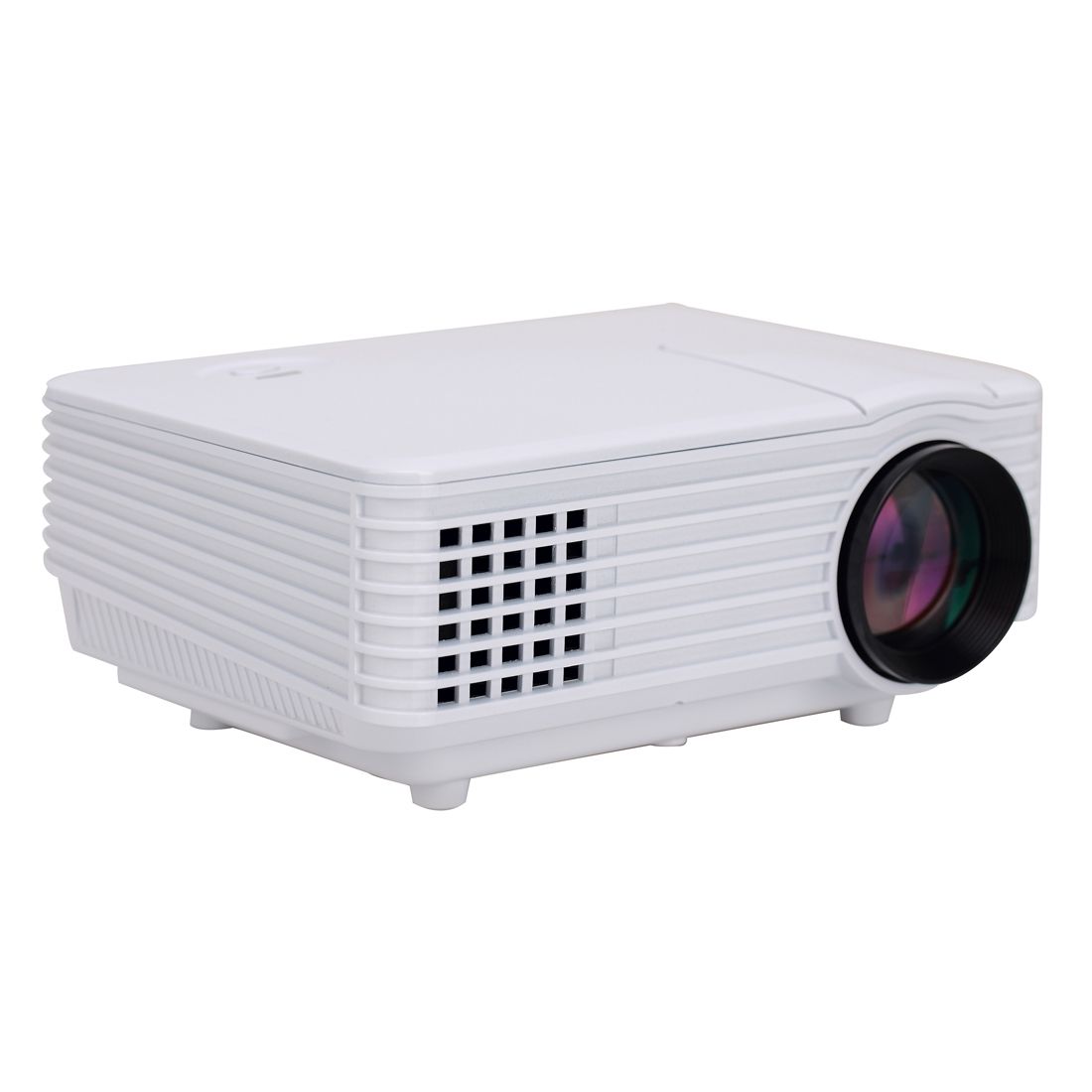 RD-805 800LM 800x480 Home Theater LED Projector With Remote Controller, Support HDMI, VGA, AV, USB Interfaces(White)