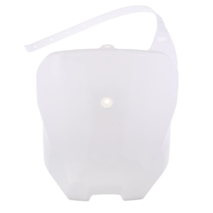 Front White Plastic Number Plate Fender Cover Fairing For Honda CRF70
