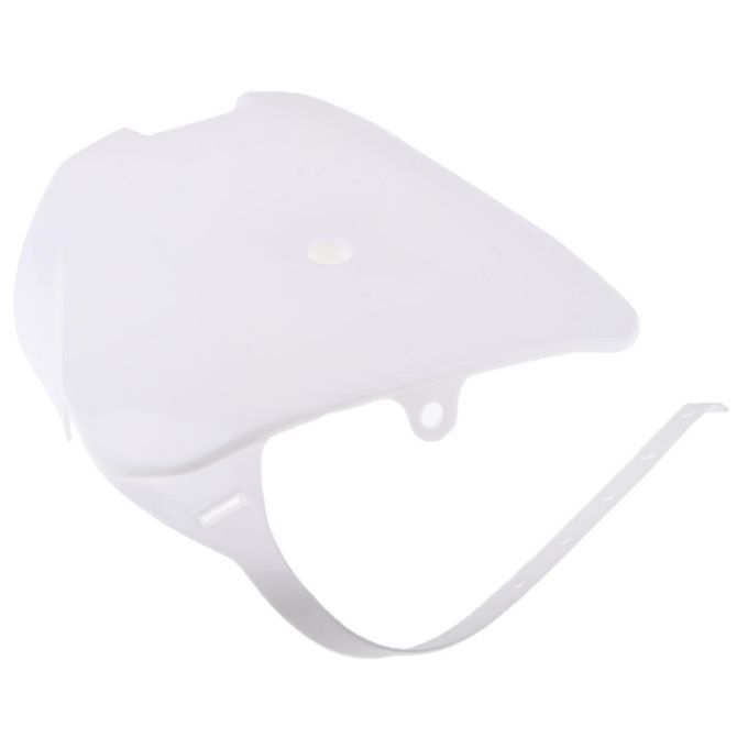 Front White Plastic Number Plate Fender Cover Fairing For Honda CRF70
