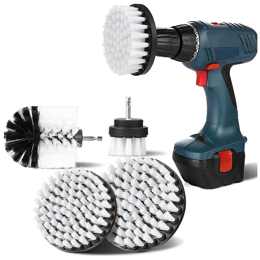 Drill Cleaning Brush, for Electric Drill Soft Bristle
