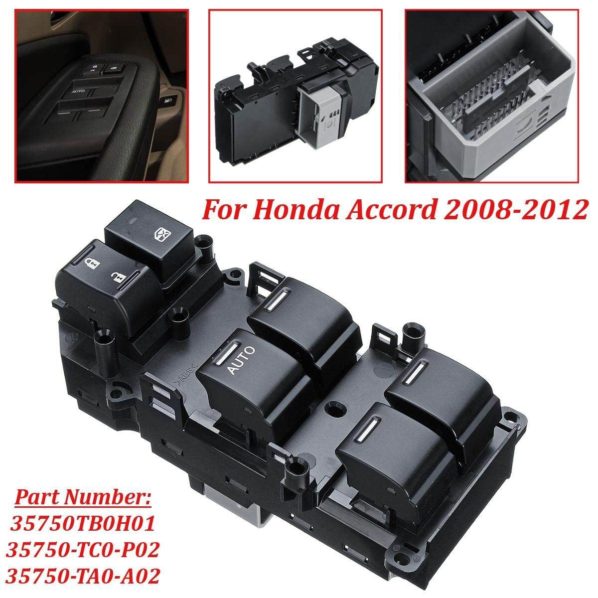 ABS Driver Side Master Electric Window Switch For Honda Accord 2008-2012