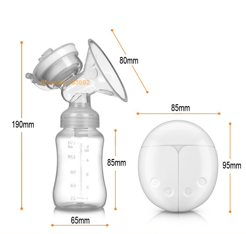 Electric Breast Pump Automatic Milking Machine Massage -Blue