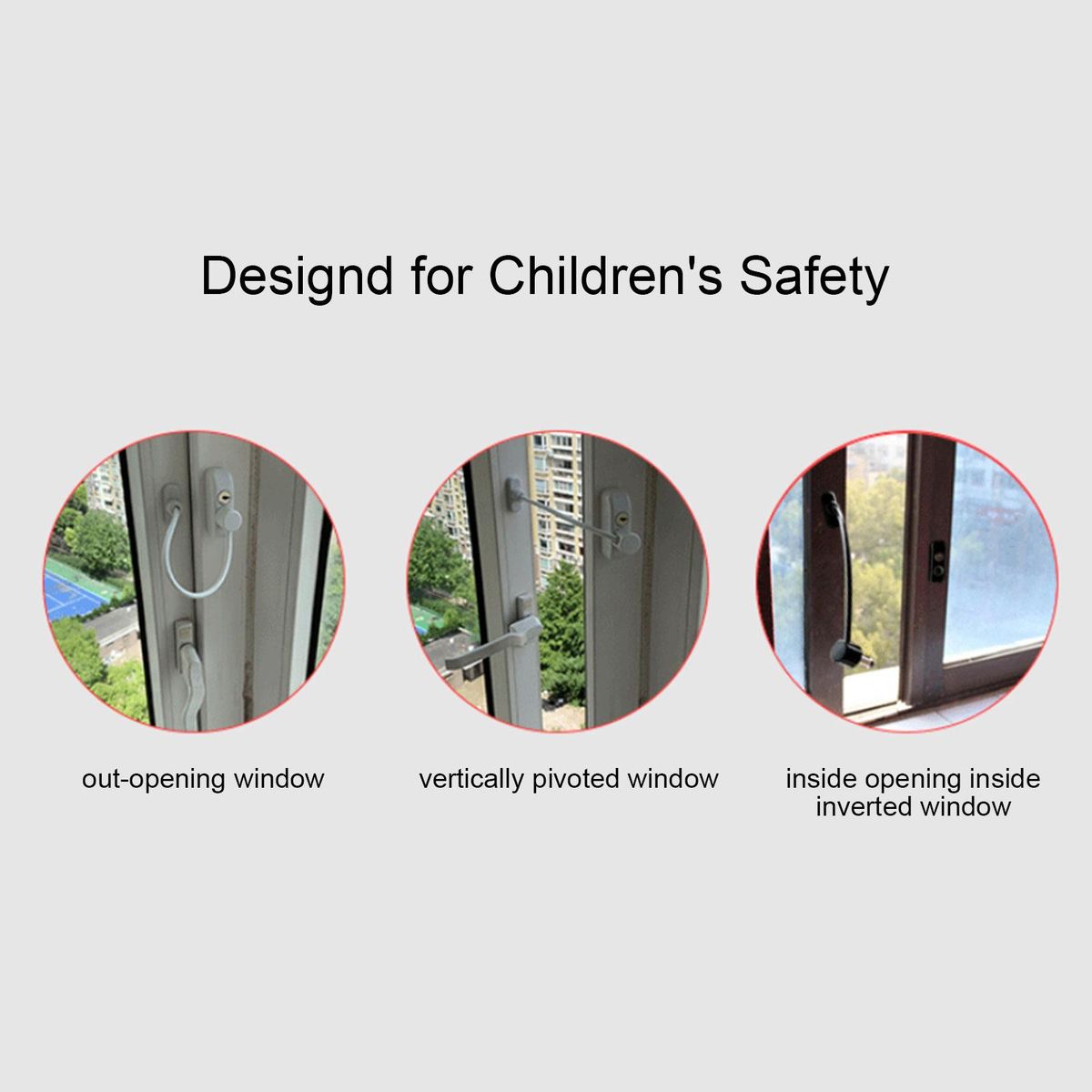 Children Safety Window Restrictor Window Limit Lock Anti-falling Baby Safety Window Lock