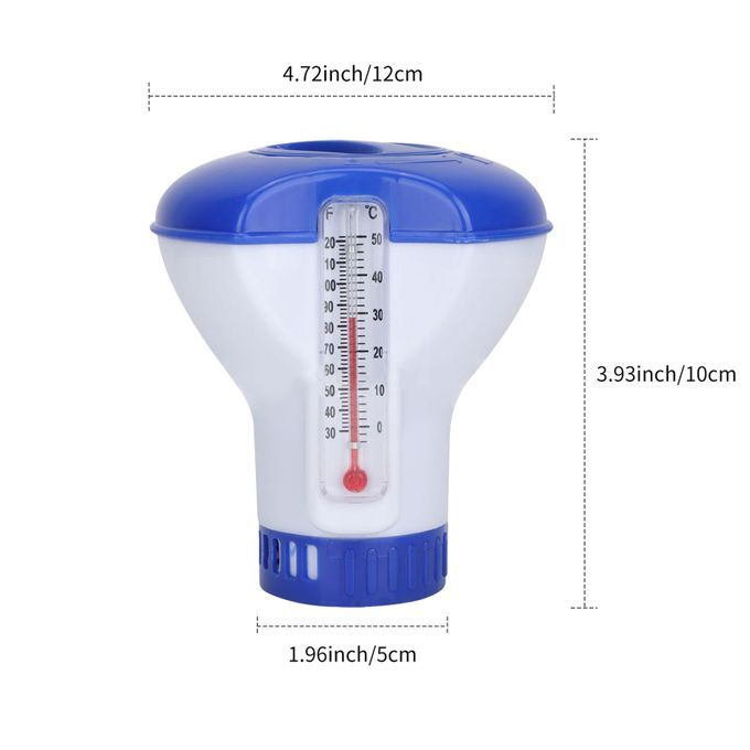 Pool Chemical Dispenser With Floating Chlorine Tablets
