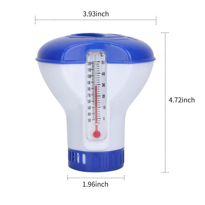 Pool Chemical Dispenser With Floating Chlorine Tablets