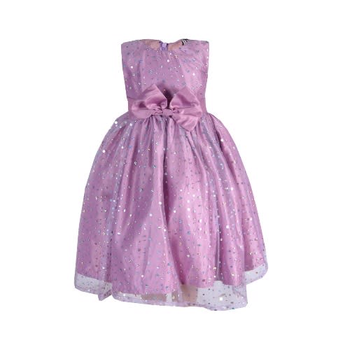Baby Girls' Tuttle Organza Dress - Lilac