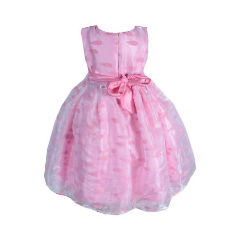 Baby Girls' Organza Dress - Pink
