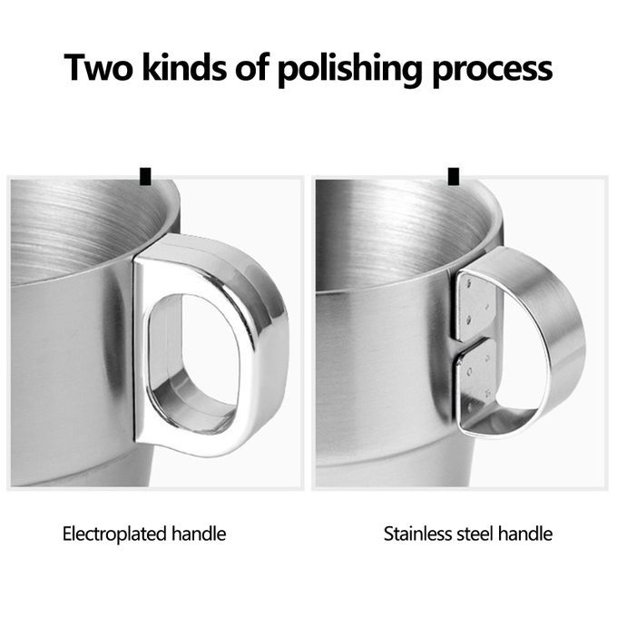 Stainless Steel Mugs Diminutive Easy To Carry European-
