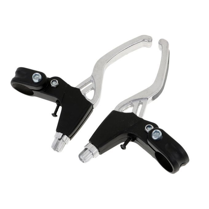 Road Mountain Cycle Bike Bicycle Alloy Right Left Brake Levers Silver