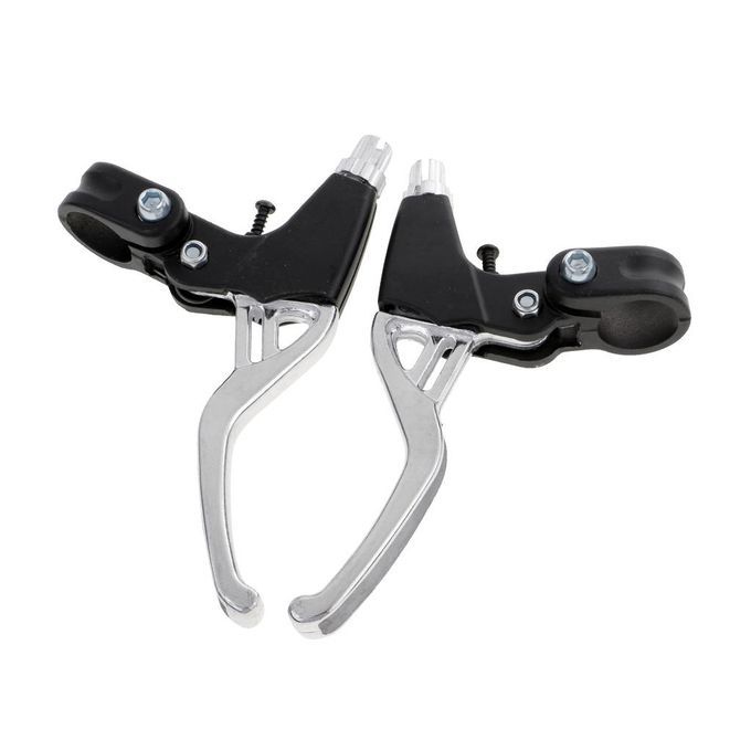 Road Mountain Cycle Bike Bicycle Alloy Right Left Brake Levers Silver