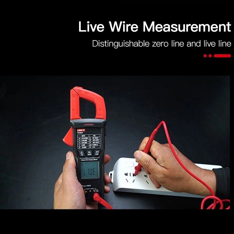 UNI-T Digital Clamp Meter UT202S AC 600A True RMS NCV