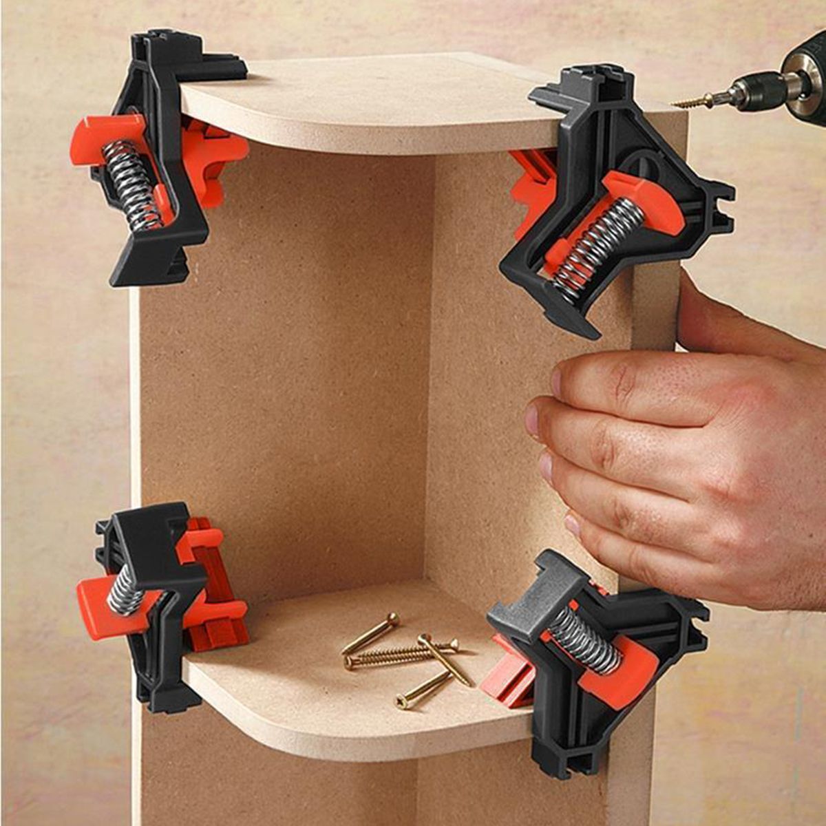 4PCS 90 Degree Corner Clamp Positioning Squares Right Angle