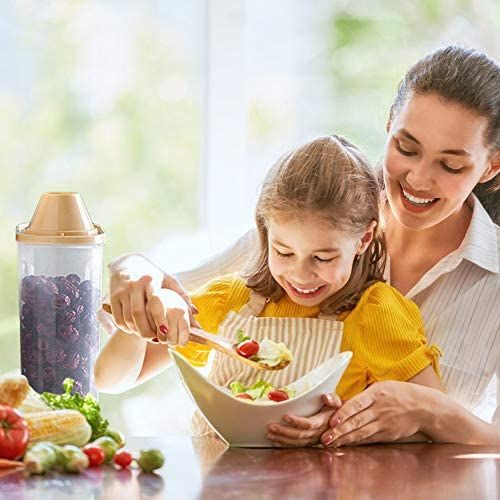 Food Storage Containers With Coloured Lids - 4 Pieces