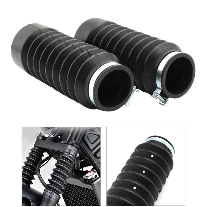 2x Motorcycle Front Fork Cover Boots For Honda Rebel CMX500 CMX300 17