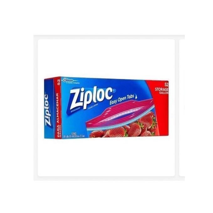 Ziploc Ziplock Gallon Storage Bags - 52 Counts