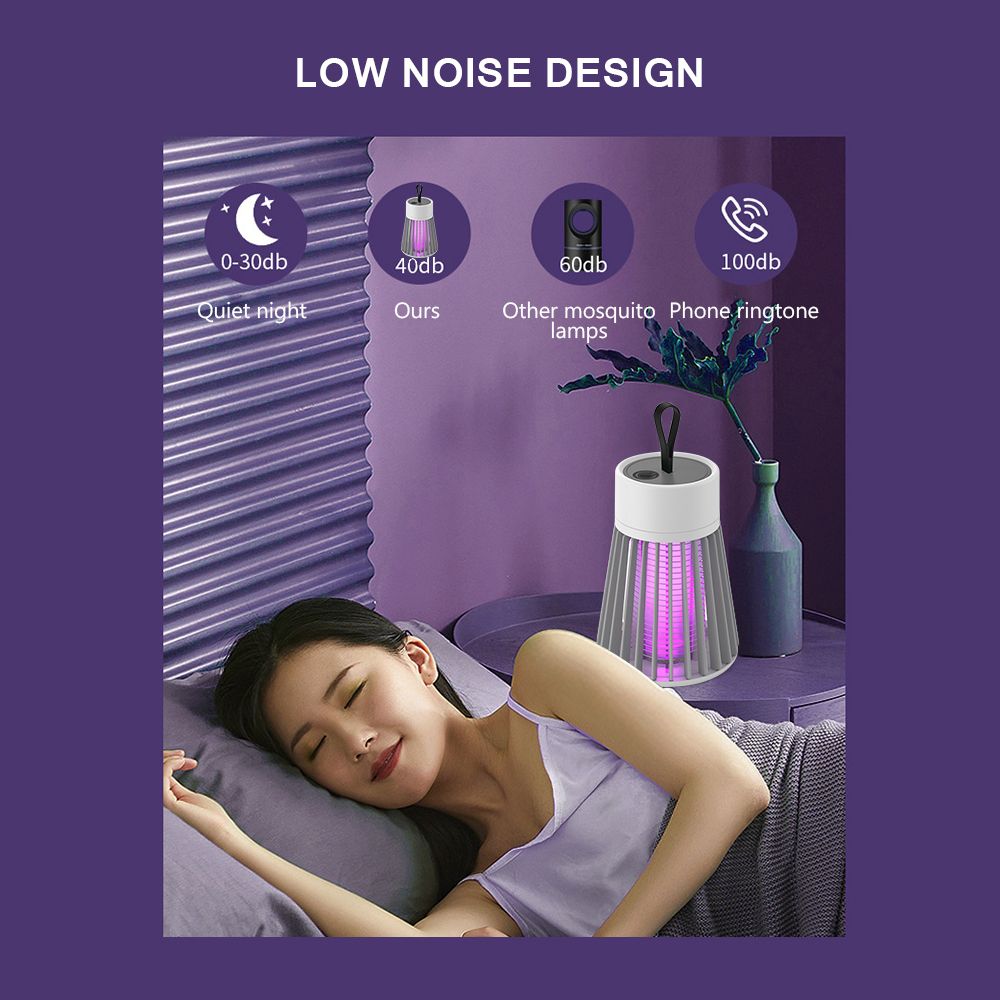 Mosquito Trap Zapper Portable Mosquito Killing Lamp Electric