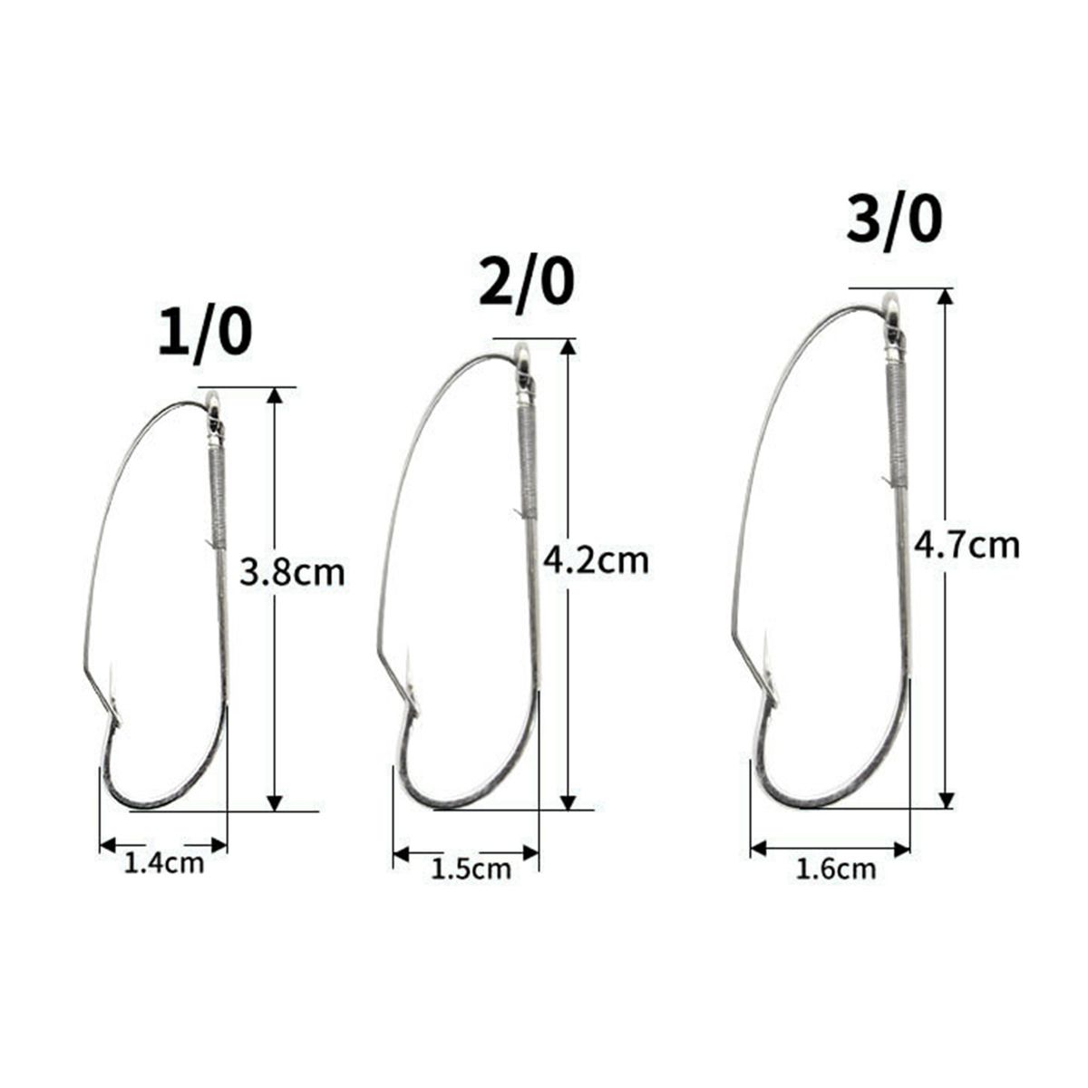 10Pcs/Box Portable Barbed Fishing Hook Sturdy Anti-hanging