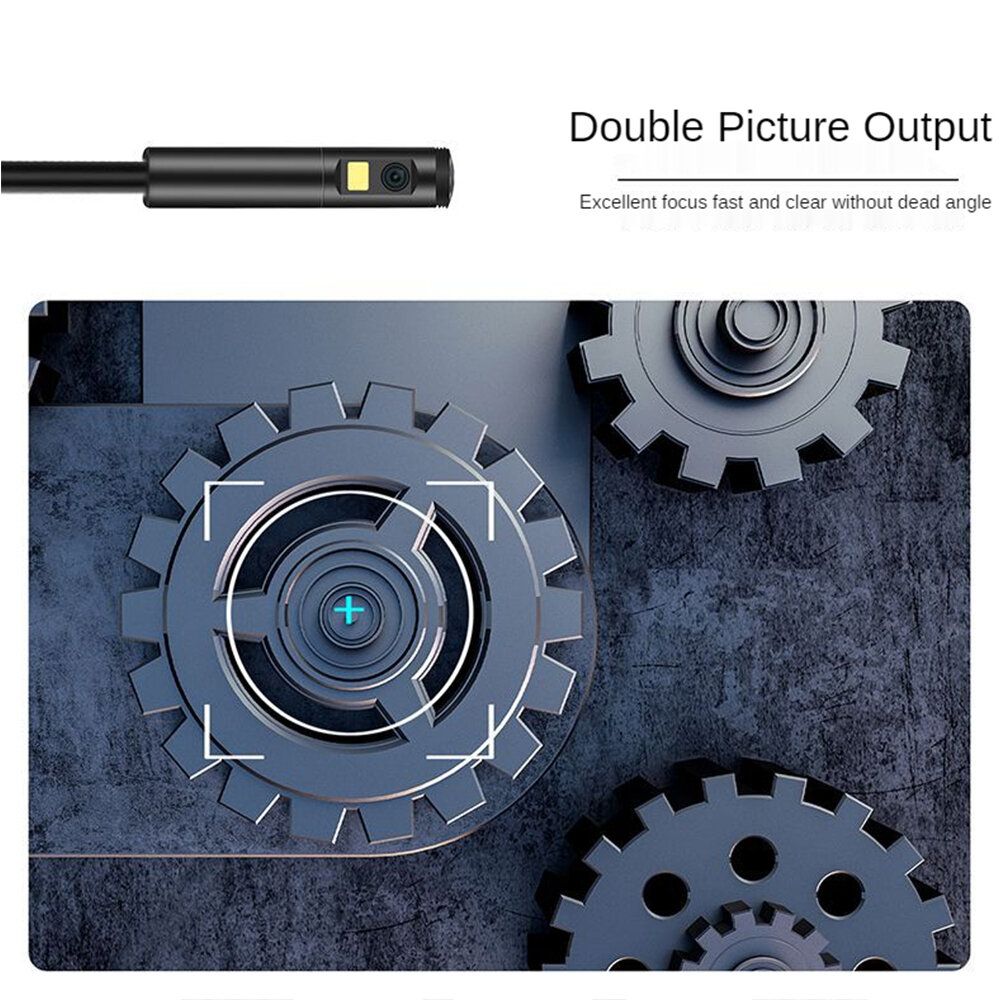 AN100 Endoscope Camera Dual Lens IP68 3IN1 Waterproof