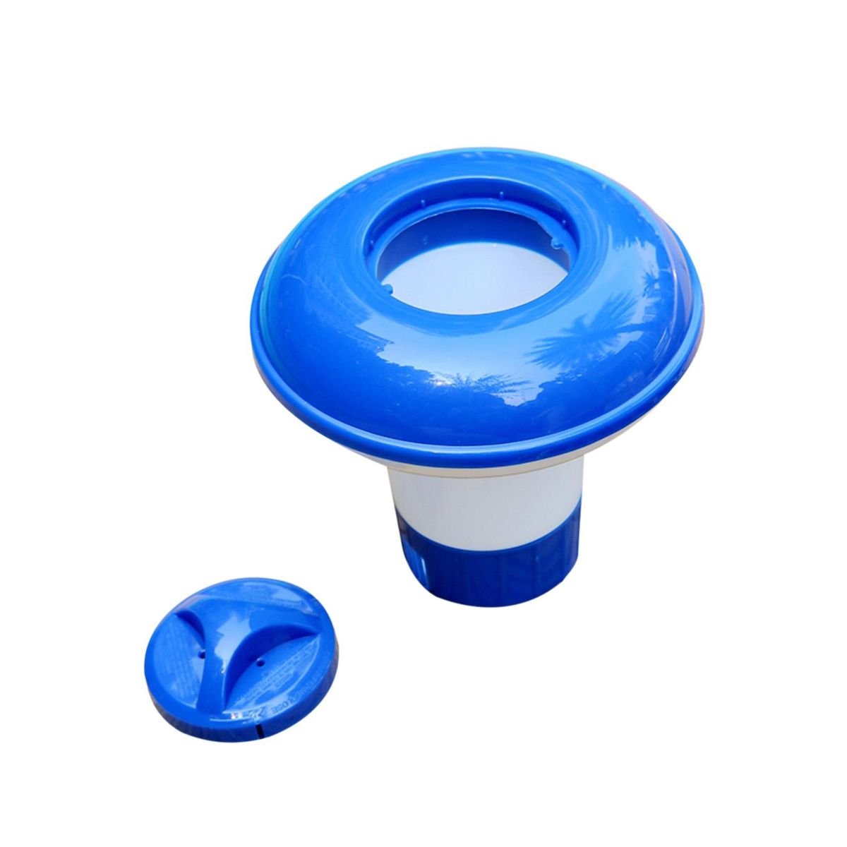 Mini Float Dispenser Float Cup Pool Chlorine Tablet Dispenser for Pool, Spa, Hot Tub, and Fountain, Perfect for Inflatable Above-Ground Pools