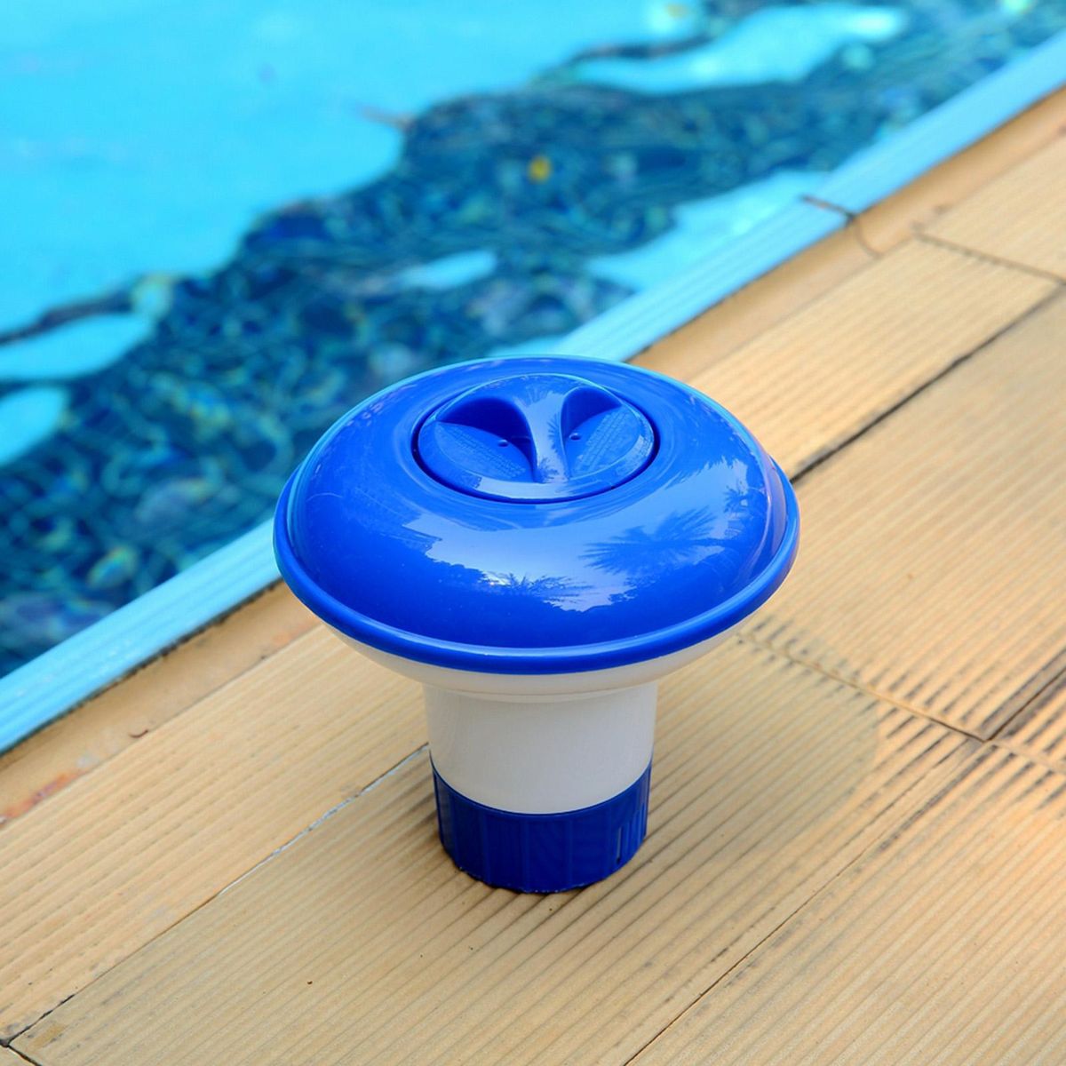 Mini Float Dispenser Float Cup Pool Chlorine Tablet Dispenser for Pool, Spa, Hot Tub, and Fountain, Perfect for Inflatable Above-Ground Pools