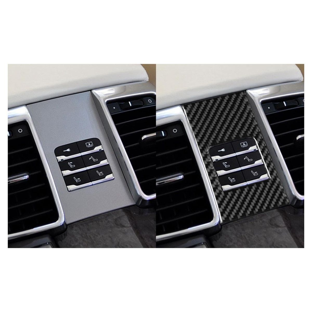 Car Carbon Fiber Rear Cover Sticker for - 2010-2016