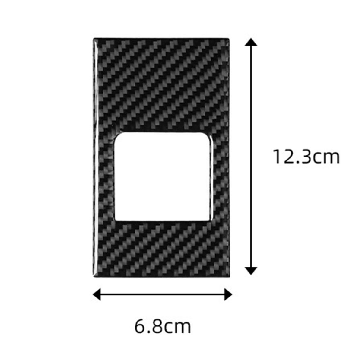 Car Carbon Fiber Rear Cover Sticker for - 2010-2016