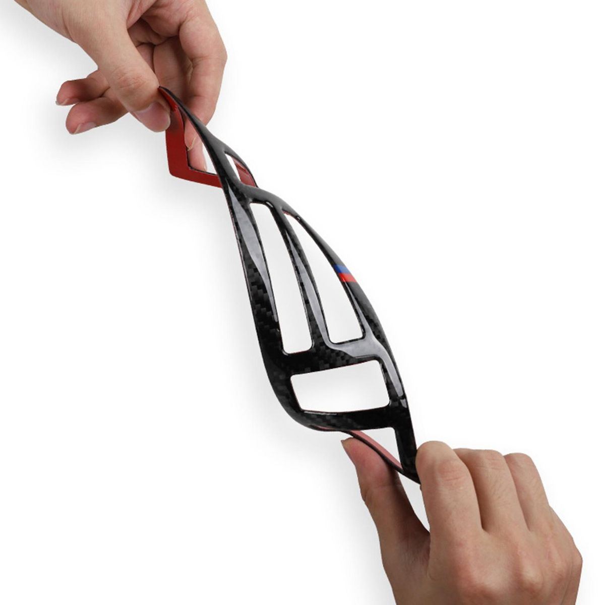 Car Carbon Fiber Rear Cover Sticker for - 2010-2016