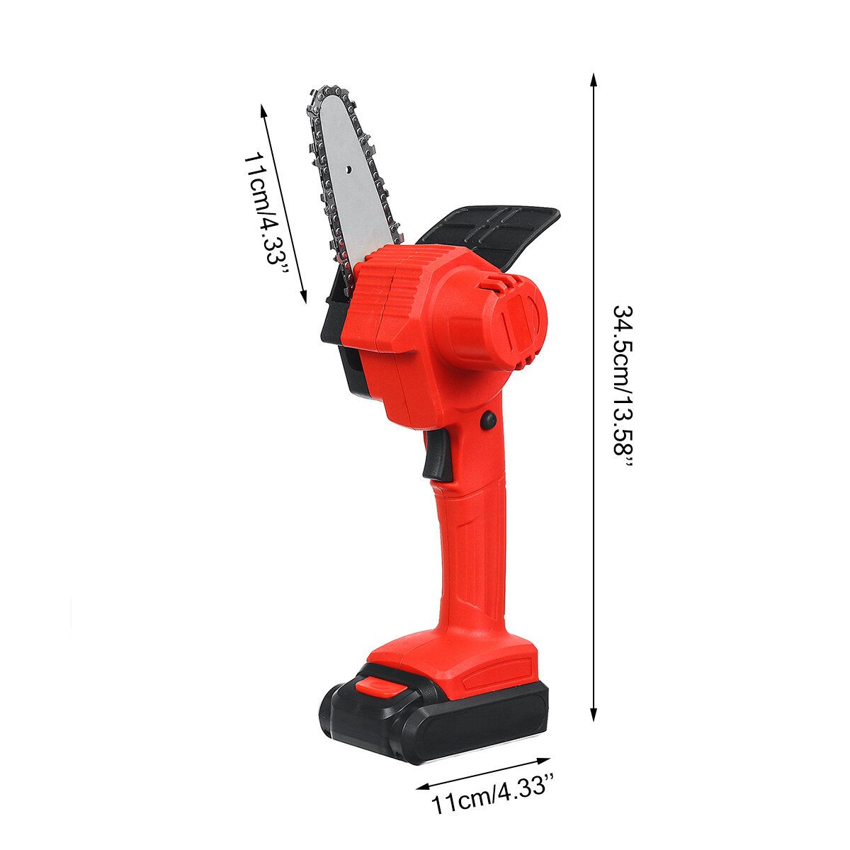 1600W 21V 4Inch Rechargeable Electric Chain Saw Handheld