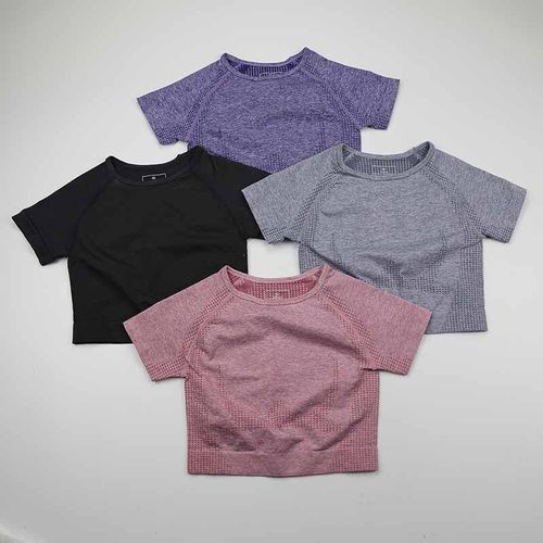 Seamless One Set Of Women's Sportswear(t-shirt &short Pants)