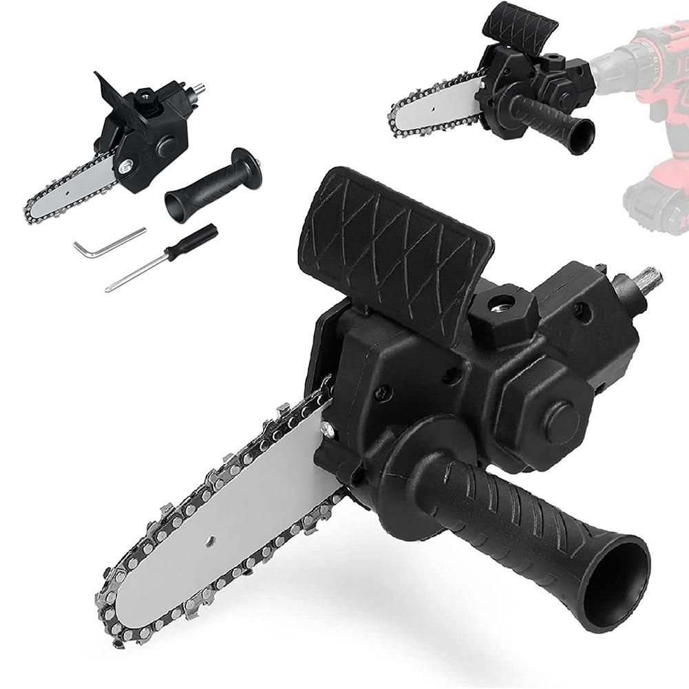 Electric Drill Converter Into Electric Saw with 4 Inch Chain