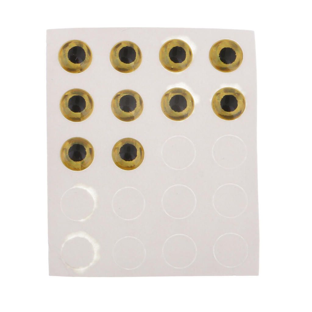 10pcs Fly Tying Copper Beads Skulpin Head Fly Tying Materials Gold