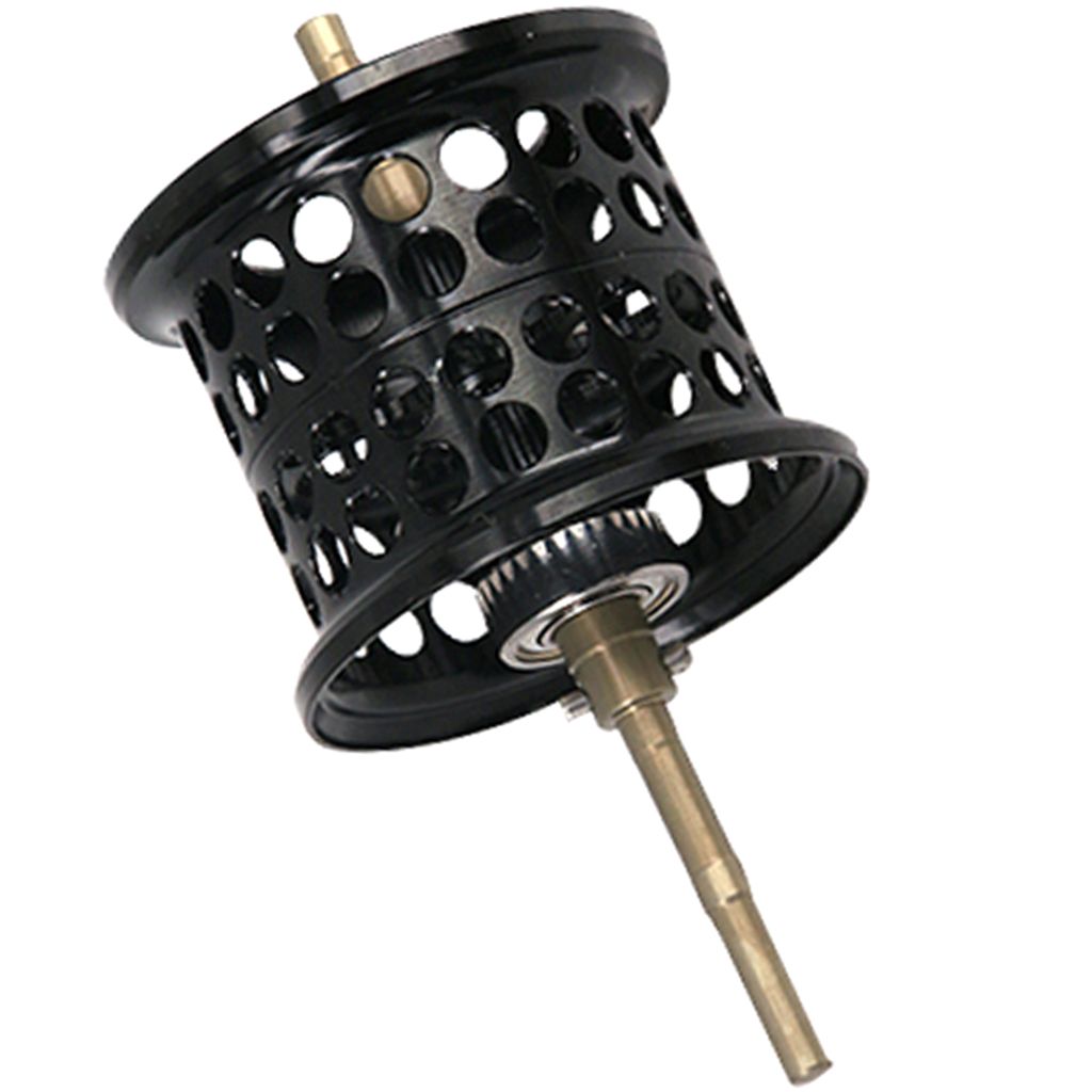 Aluminum Spool For Baitcasting Bait Casting  Water Drop Black