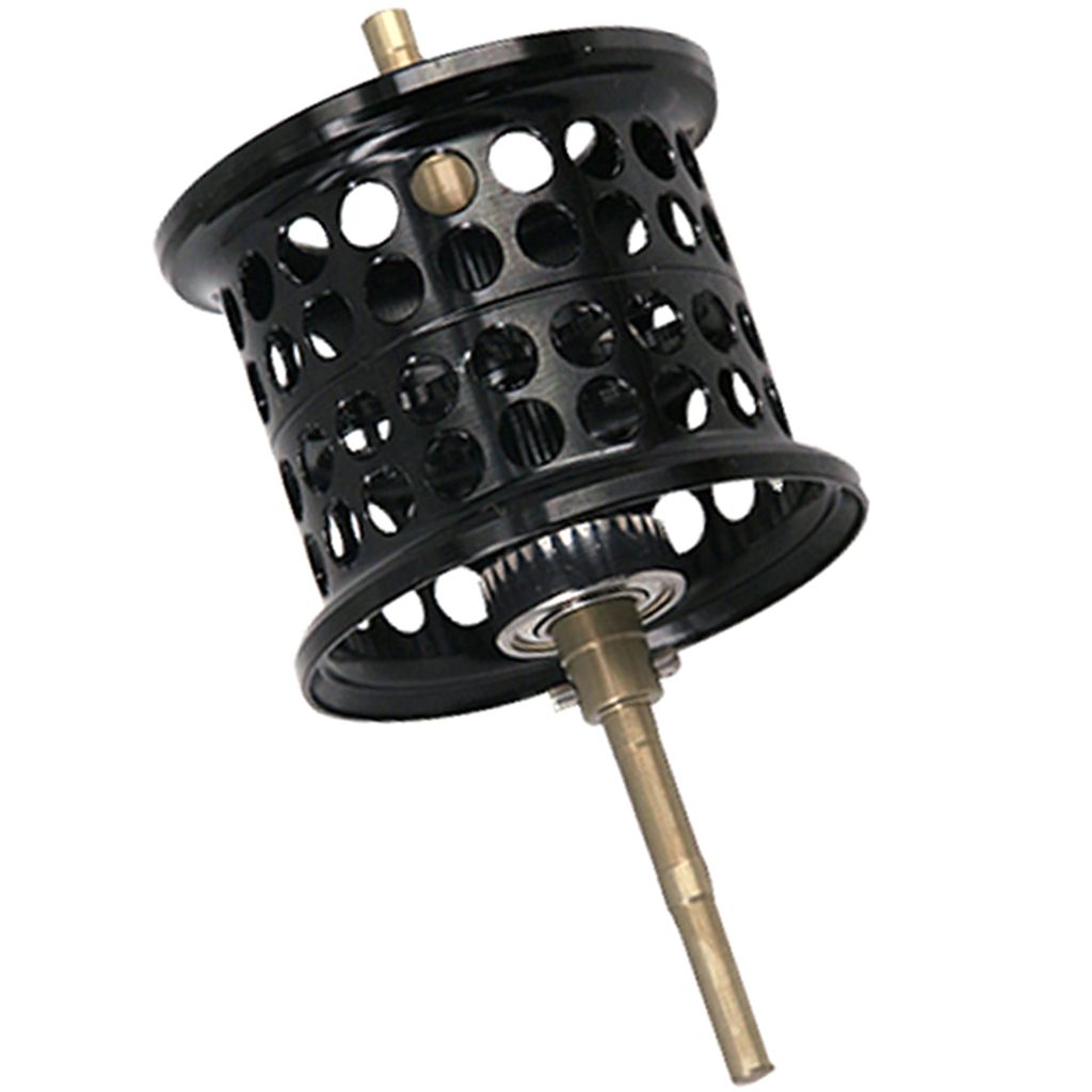 Aluminum Spool For Baitcasting Bait Casting  Water Drop Black