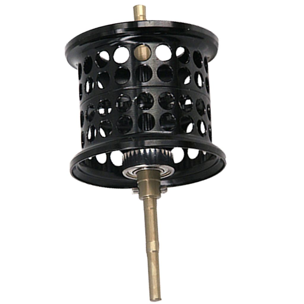 Aluminum Spool For Baitcasting Bait Casting  Water Drop Black