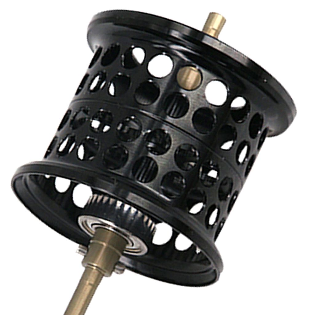 Aluminum Spool For Baitcasting Bait Casting  Water Drop Black
