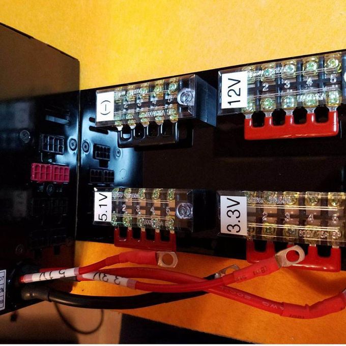 Dual Row 5Positions Screw Barrier Terminal Blocks Strip Connector 600V