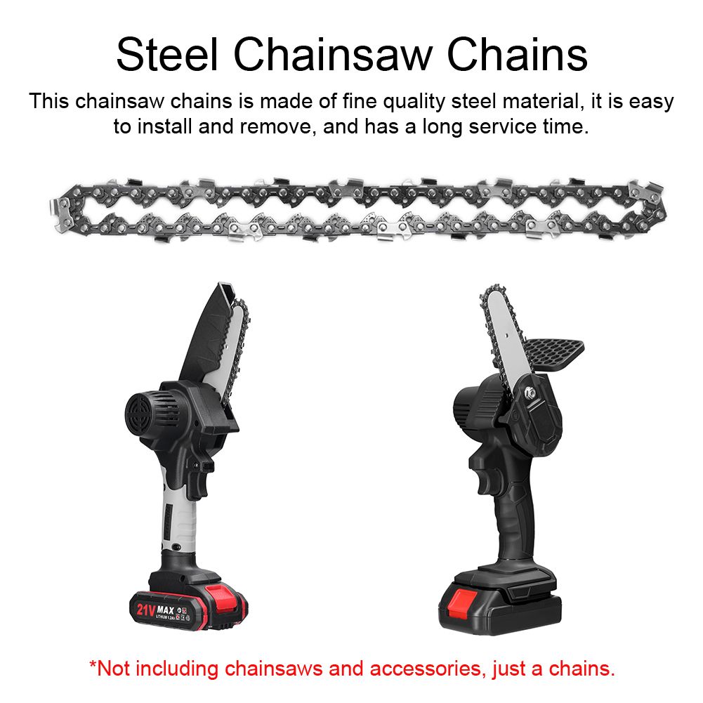 1 PCS 6 Inch Mini Steel Chainsaw Chains Electric Chainsaws