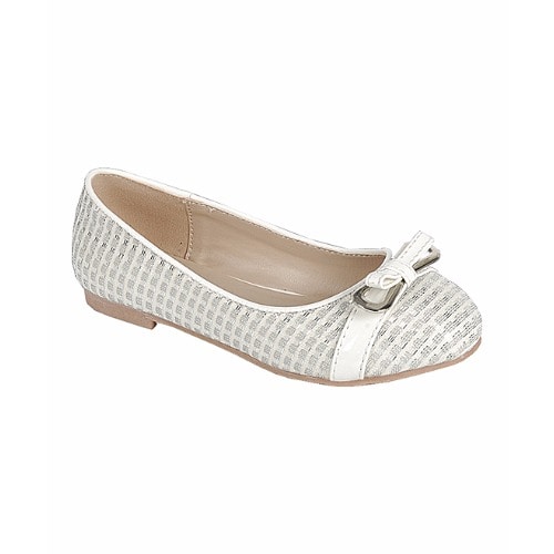 Bow Ballet Flat - White