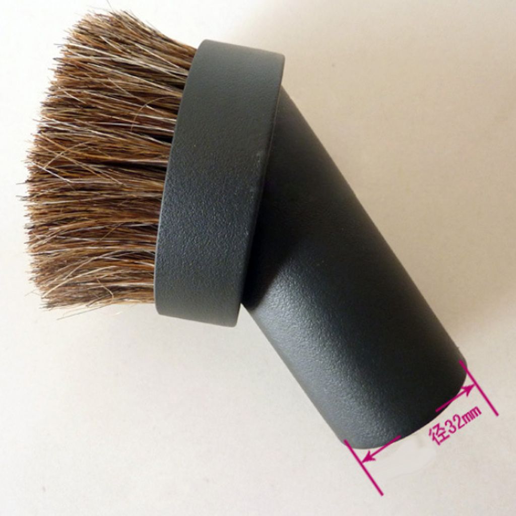 Replacement Round Dusting Brush Soft Horsehair Vacuum Attachment 1
