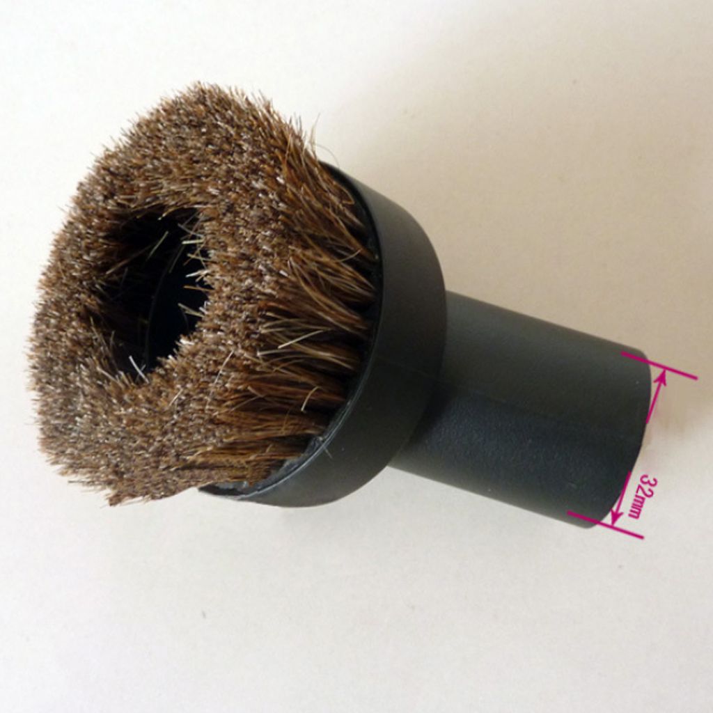 Replacement Round Dusting Brush Soft Horsehair Vacuum Attachment 1