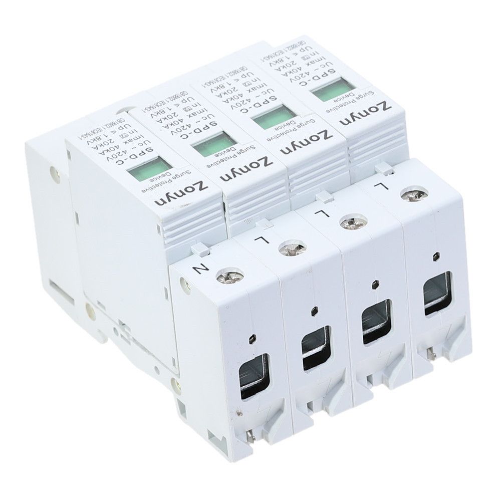 SPD 4P Protector House Quality 420V 20KA~40KA High Surge