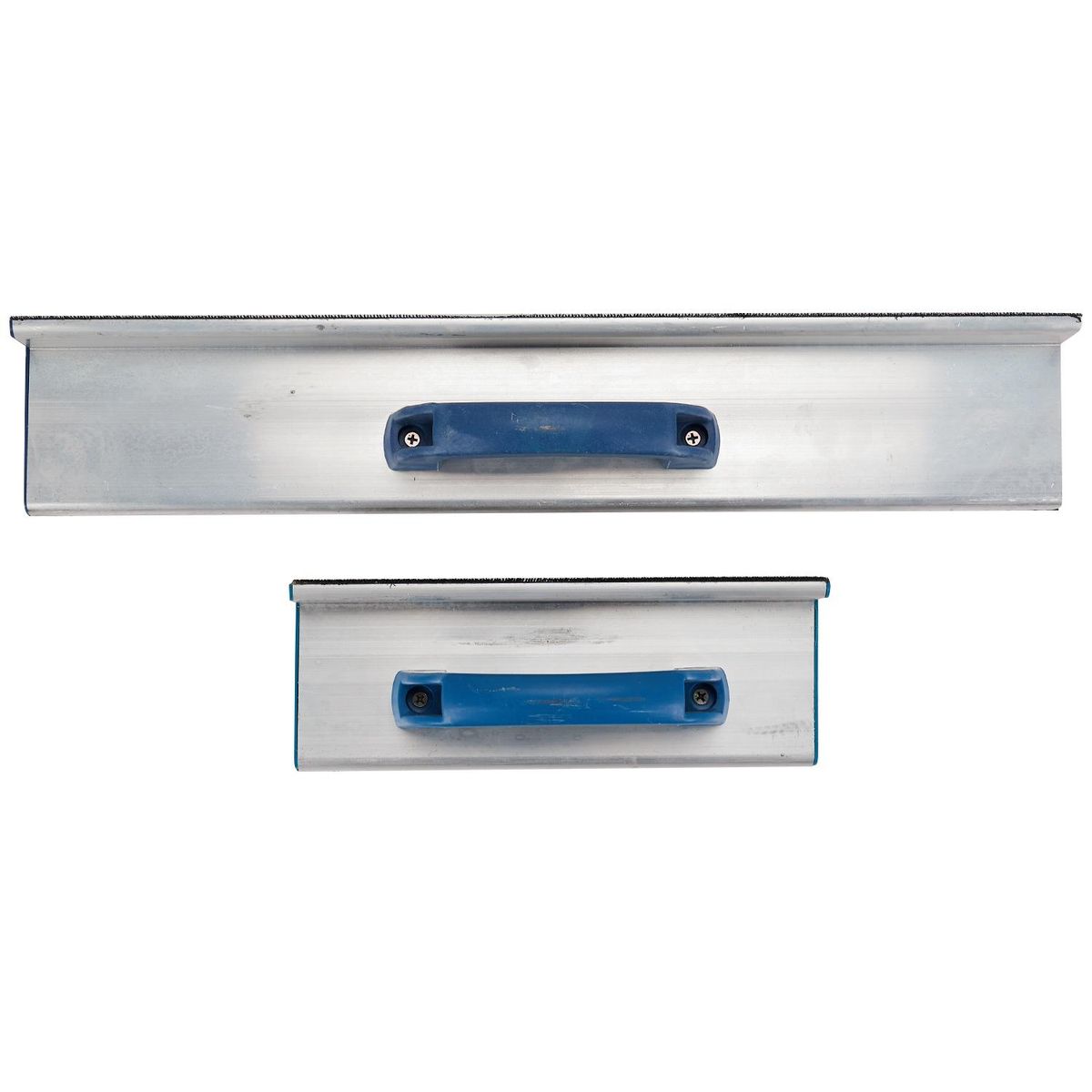 2 Pcs Professional Sandpaper Frame Aluminum Alloy Long Self-Adhesive Female Sanding Machine Bracket Woodworking Polishing Tool