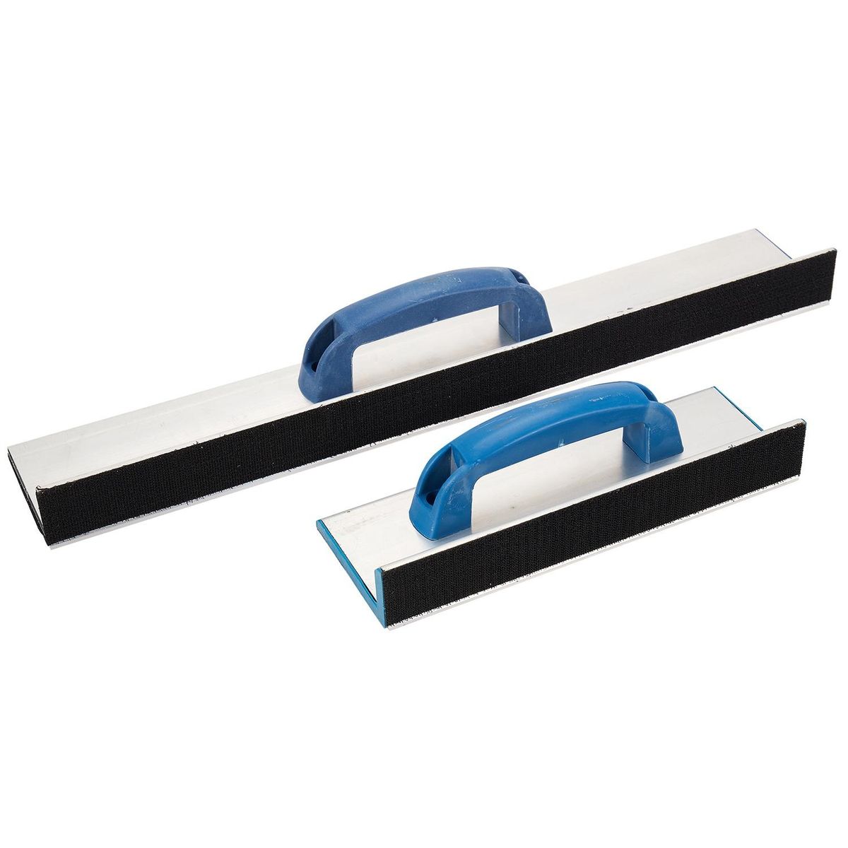 2 Pcs Professional Sandpaper Frame Aluminum Alloy Long Self-Adhesive Female Sanding Machine Bracket Woodworking Polishing Tool