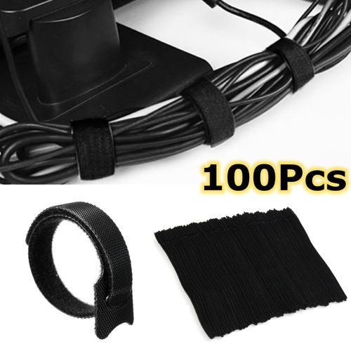 1000pcs Black B Nylon Cable Ties Belt 12 X 200mm 0.5'' X 8''
