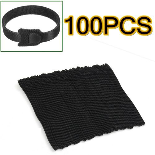 1000pcs Black B Nylon Cable Ties Belt 12 X 200mm 0.5'' X 8''